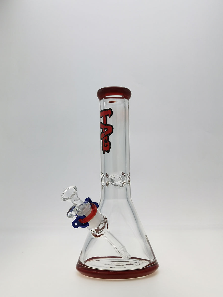 TAG - 12" Beaker 50x9MM - 18/14MM Downstem (4.00")