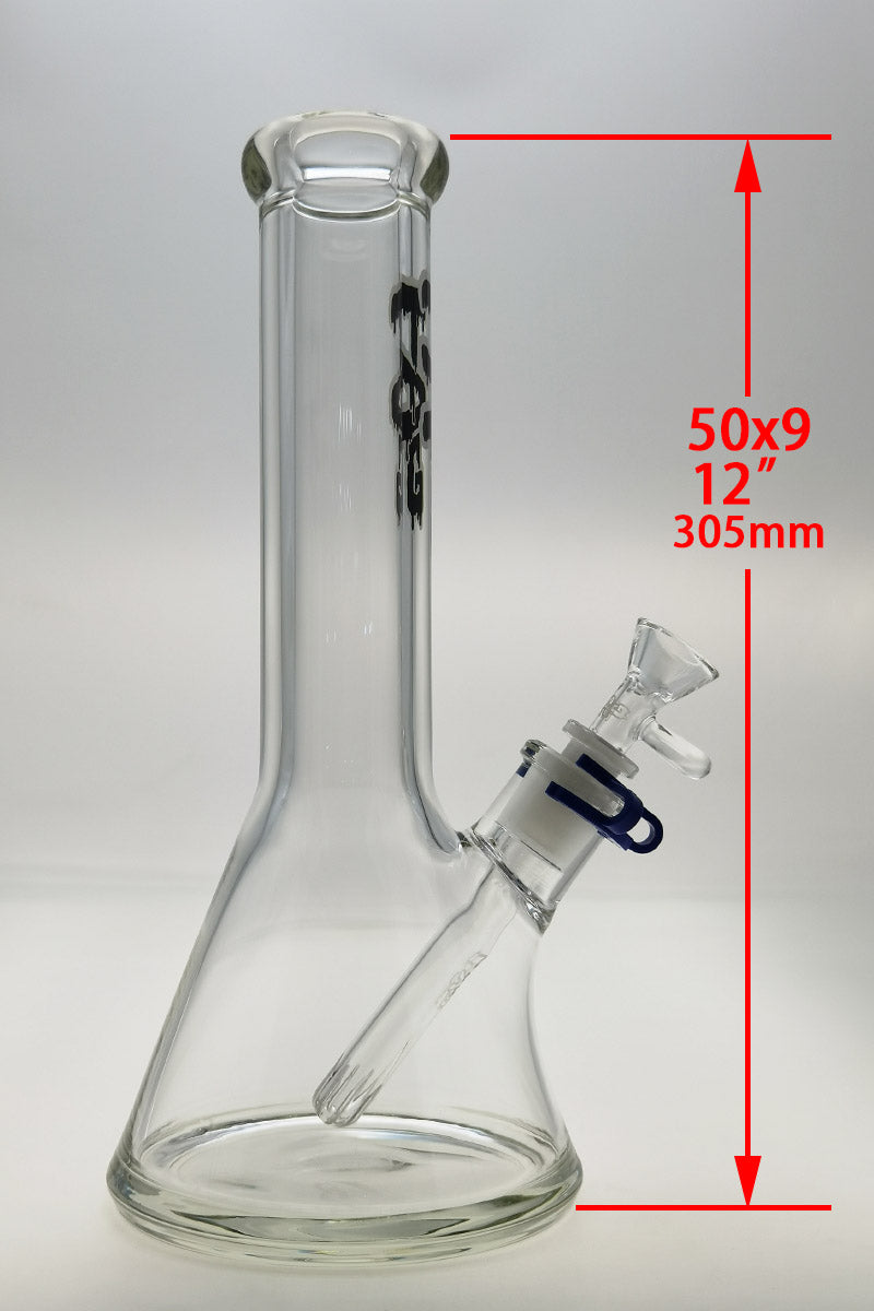 TAG - 12" Beaker 50x9MM - 18/14MM Downstem (4.00")