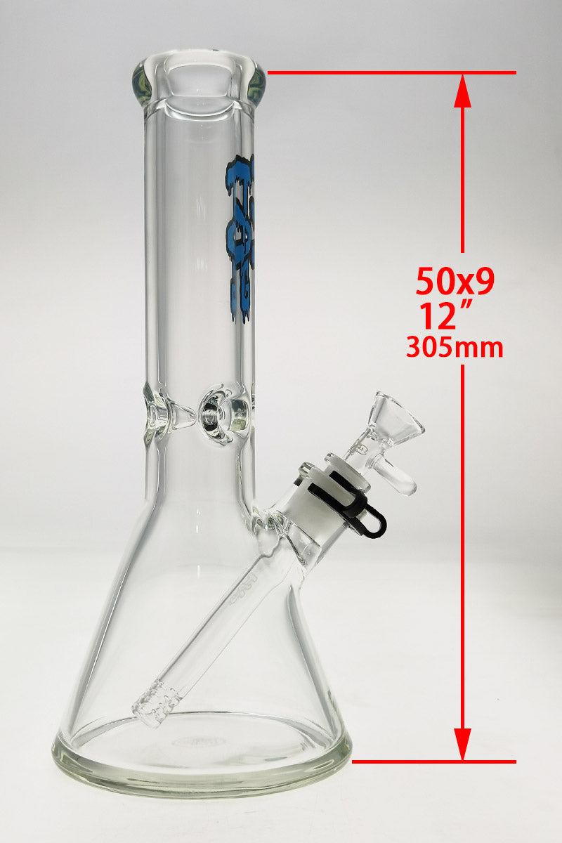 TAG - 12" Beaker 50x9MM - 18/14MM Downstem (4.00")