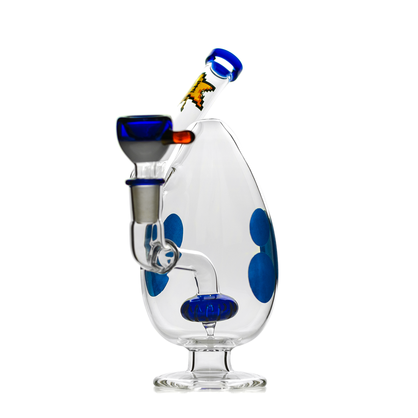 HEMPER - Spotted Egg Bong 7"