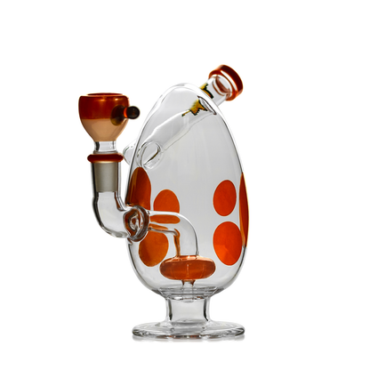 HEMPER - Spotted Egg Bong 7"